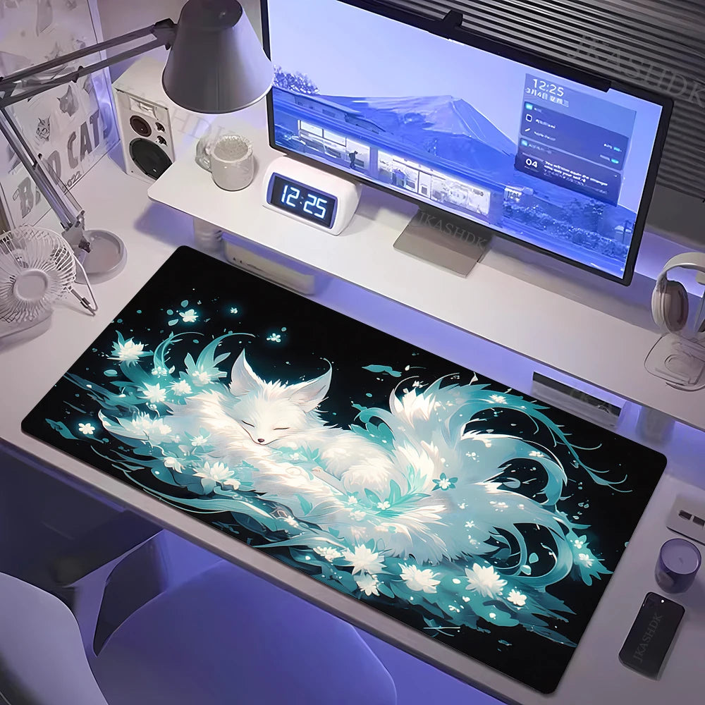 XXL Mouse Pad Gamer New HD Home Large Desk Mats MousePads Mouse Mat kawaii Fox Laptop Office Gamer Anti-slip Mice Pad Table Mat