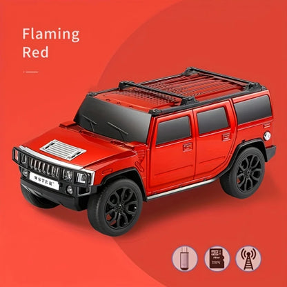 New Business Car Model Portable Bluetooth Wireless Stereo Speaker Lights Flash Playback TF CARD FM Radio Selfie TWS soundbar