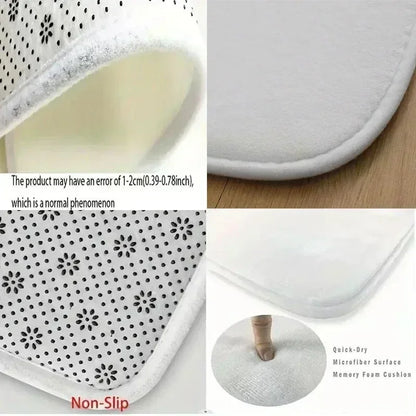 Valentine's Day Love Heart Gnome Doormat Non-Slip Rugs for Living Room Bedroom Kitchen Mat Machine Washable Home Decor Carpet
