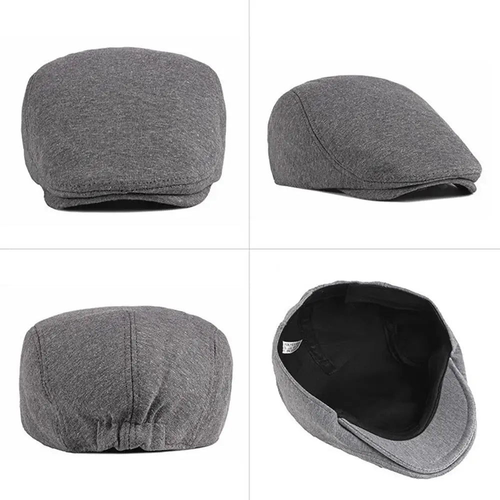 Fashion Berets Men Spring Autumn Casual Newsboy Hat Retro Artist Painter Hat Men's Casual Flat Cap Male Cotton Beret Cap Gorras