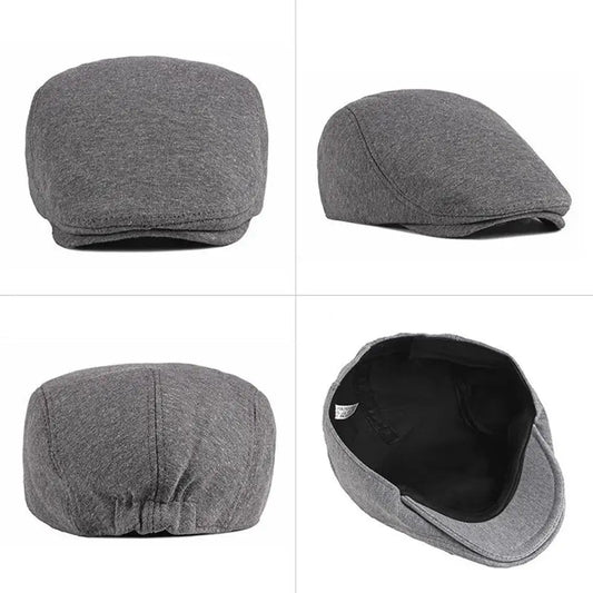 Fashion Berets Men Spring Autumn Casual Newsboy Hat Retro Artist Painter Hat Men's Casual Flat Cap Male Cotton Beret Cap Gorras