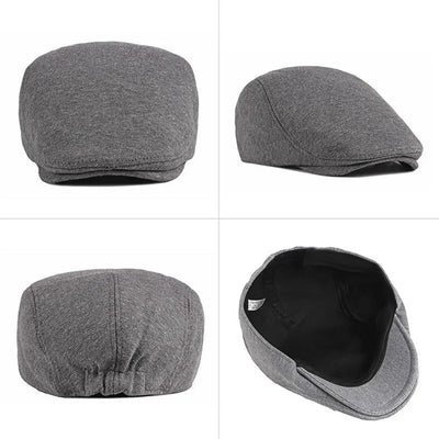Fashion Berets Men Spring Autumn Casual Newsboy Hat Retro Artist Painter Hat Men's Casual Flat Cap Male Cotton Beret Cap Gorras