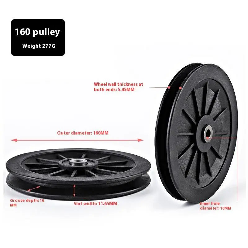 50-160MM Universal Gym Bearing Pulley Nylon Wheel Cable Fitness Equipment