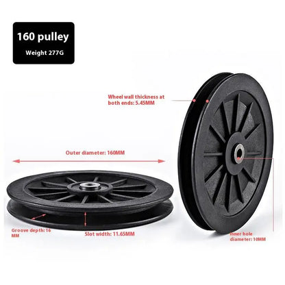 50-160MM Universal Gym Bearing Pulley Nylon Wheel Cable Fitness Equipment