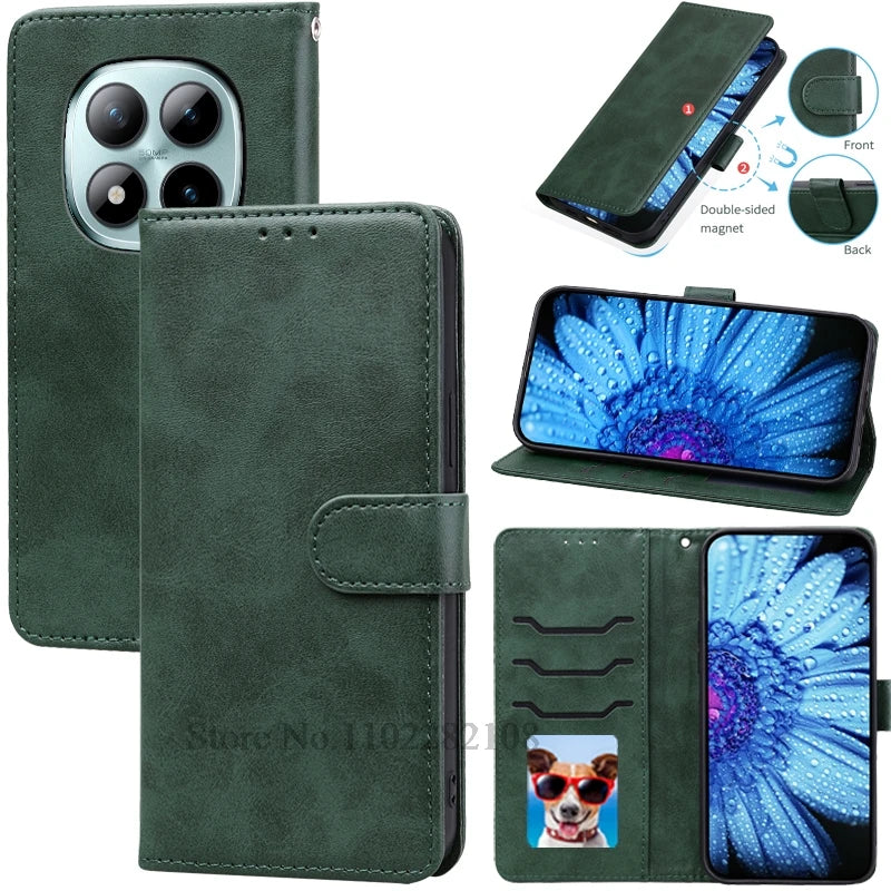 M8/M8 Pro 5G Case For Poco M8 Case Wallet Leather Flip Cover For Xiaomi Poco M8 Pro 5G Case Soft Silicone Cover Coque Fundas