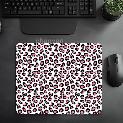 Leopard print pattern   Mouse Pad Large Computer Office Game Table Mats small Rubber Anti-slip Gaming Keyboard desk Pads