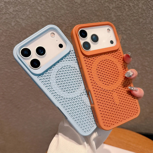 Magnetic Heat Dissipation Cooling Phone Case For iPhone 17 17 Pro 17 Pro Max 17 Air Shockproof Wireless Chagring 17 Series Cover