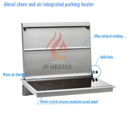 Heater Diesel Cooktop Diesel Hobs Double Burners With Air Heater For Caravan Camper Stove Cooker