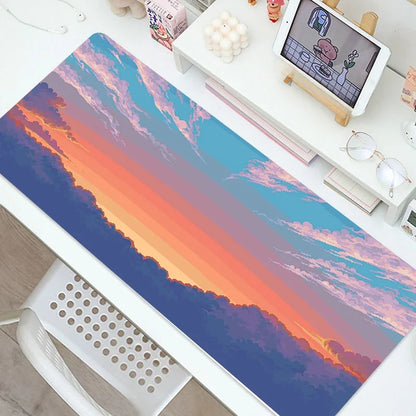 City Street Print Art Gaming MousePad Computer Laptop Gamer Table Mats Anti Slip Soft Mouse Pads for Home Office Accessories