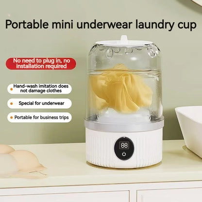 Wireless Charging Portable Washing Machines Are Suitable For Small Washing Machines In Apartments, Dormitories Or When Traveling