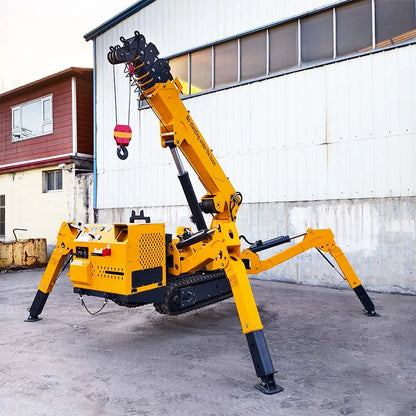 5T-12T Tracked Spider Lift and Crane Inventory, Ultimate Versatility for Rental Firms and Large-Scale Construction Contractors