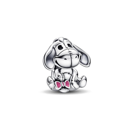 Hot Sell 925 Silver DIY Beads Jewelry Charms Bracelet Mickey Minnie Princess Christmas Stitch Robots Marvel Cute Miniso Disney