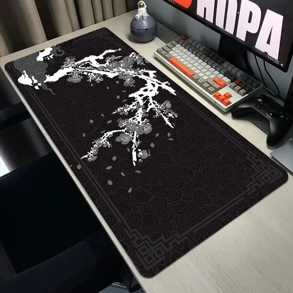 Cherry Blossom scenery mouse pad game washable rubber plus long table mat non-slip home office decorative computer accessories