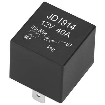 4Pin 5Pin JD1914 Car Relay 12V 24V 40A  SPDT Car Switch and Starter Waterproof Relay for Boat Tractor Truck Motorcycle