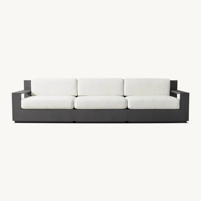 Modern Furniture Sofa Combination Aluminum Frame Outdoor Sectional Sofa Set for Garden Living Room Courtyard