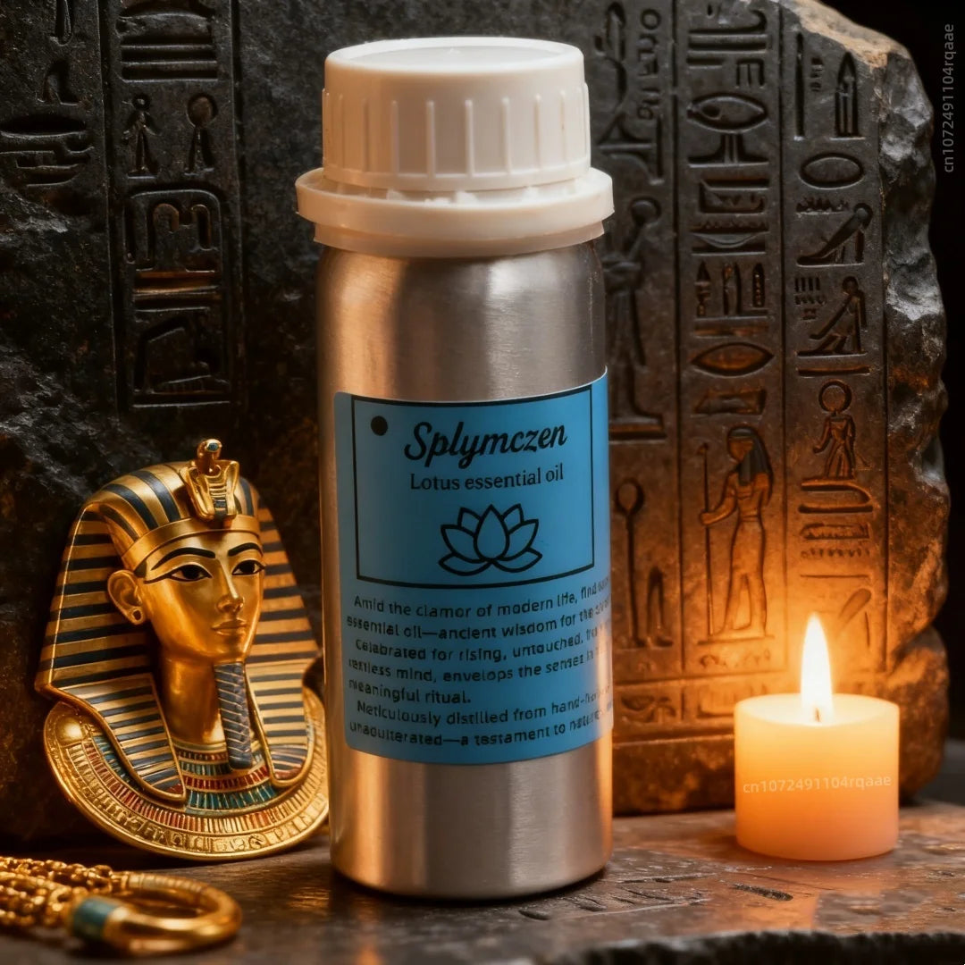 100% Pure & Undiluted Natural Blue Lotus Oil, 20ml/100ml, for Diffuser, Aromatherapy, Skin & Candle Making Household Fragrance