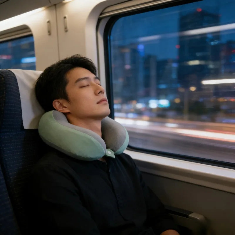 Travel Neck Pillow  Slow Rebound U-Shape Cervical Support for Airplane & Car, Wholesale Sleeping Pillow for Office Nap