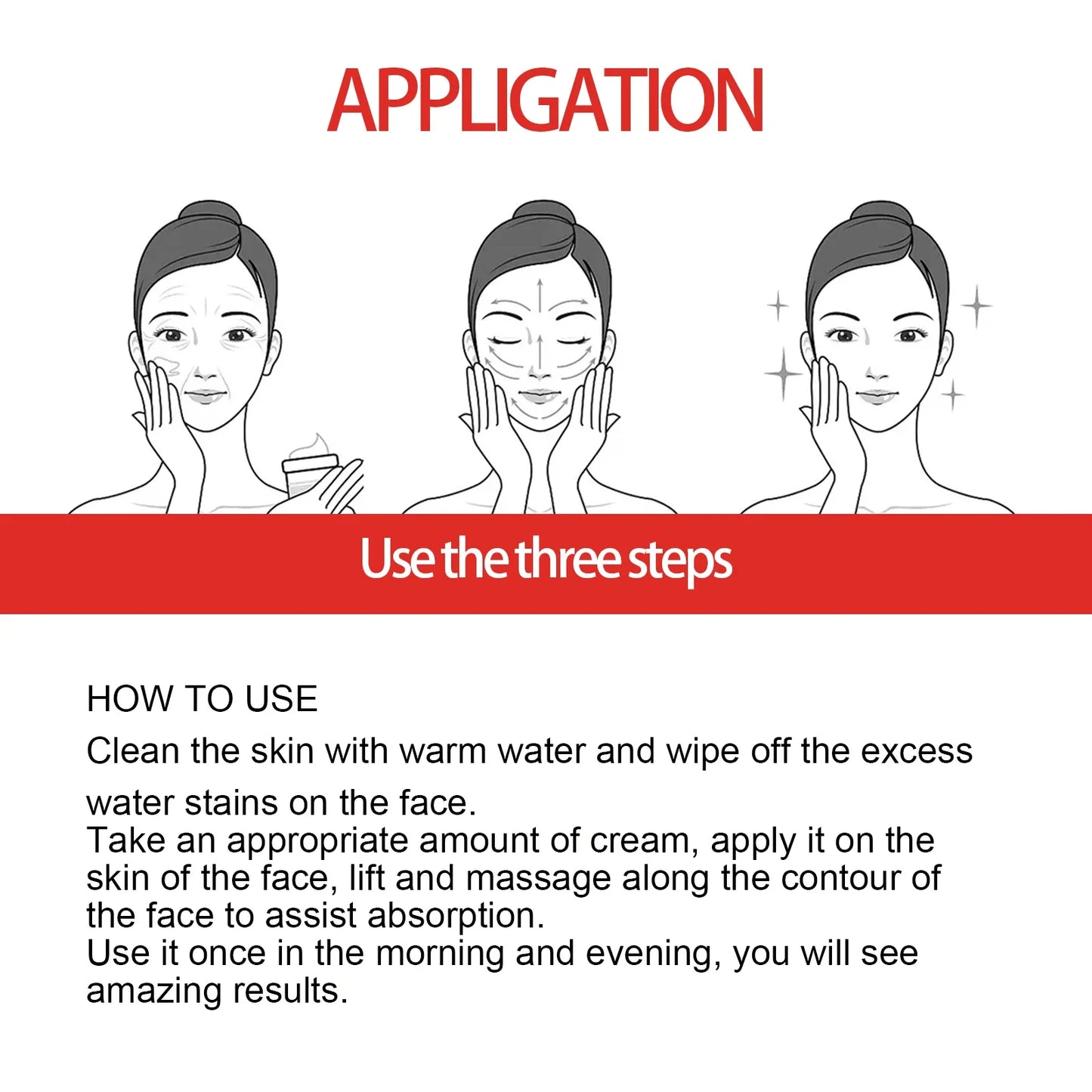 Facial Anti-Wrinkle Serum Eliminates Wrinkles Firms Skin Removes Color Spots Diminishes Fine Lines Anti-Aging Essence Face Care