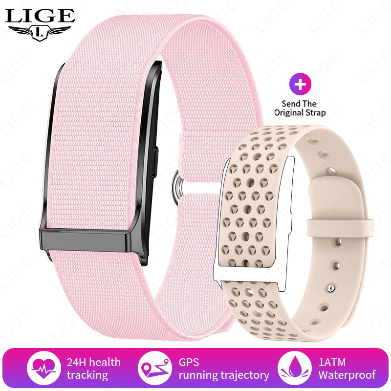 New Smart Watch Men Smart Health Wristband Women GPS Sport Trajectory 1ATM Waterproof All Day Healthy Monitor Fitness Bracelet