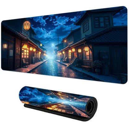 Sakura Japanese Street Anime Mouse Pad Gaming XL Home New HD Mousepad XXL Non-Slip Rubber Office Keyboard Carpet Laptop Mice Mat