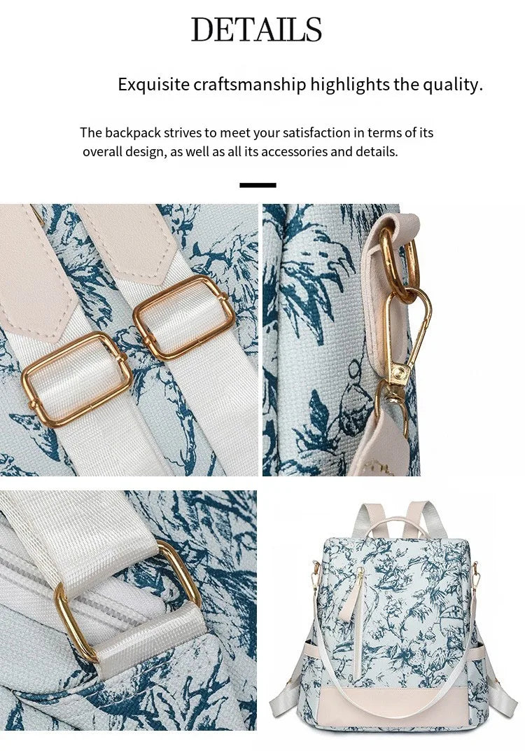Fashionable Women's Bags, Trendy Backpacks, Large-Capacity Simple Handbags, Retro-Style Casual Bags, High-End Shoulder Crossbody Bags, Student Bags, Multi-Purpose Storage Bags