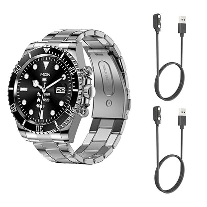 Smart Watch Man Smartwatch AW12 high-end luxury 2024 Android IOS Korean Support Steel Connected Replica Miltary pk gts4 global