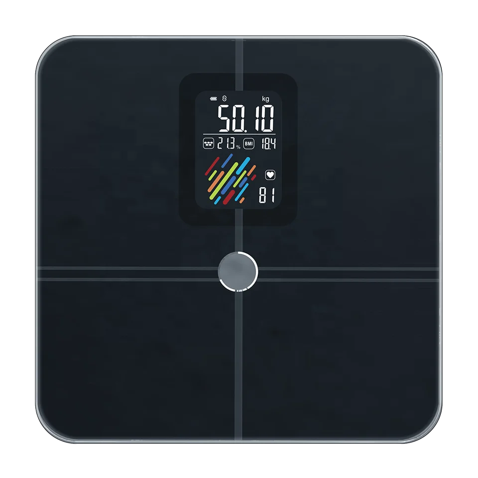TFT Screen Body Weight Scales,Body Fat Scales,Smart BMI Scales Fat Water and Muscle,Weight Scales with 16 Body data Heart