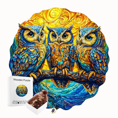 Fantasy Themed Wooden Puzzle Interesting Style Wooden Decor Christmas and Halloween Gift Toy for Teen and Kid