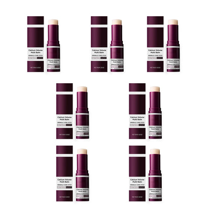 Calcium Volume Multi Balm Stick Reduce Wrinkle Fine Line Anti Aging Tighten Firming Moisturizing Brightening Softening Skin Care
