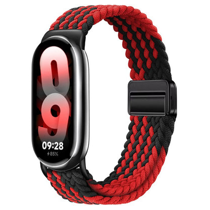 Braided Loop Strap For Xiaomi Band 9 8 Magnetic Buckle Mi band 9 Nylon Bracelet Comfortable Wristband For Mi Band 10 Accessories