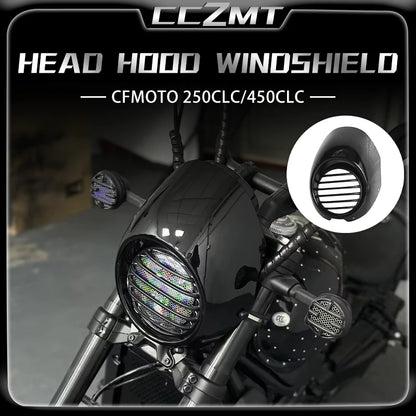 For CFMOTO 250CLC 450CL-C CLC250 250clc Clc450 Motorcycle Screen Headlight Fairing large lampshade Windshield Cover Accessories