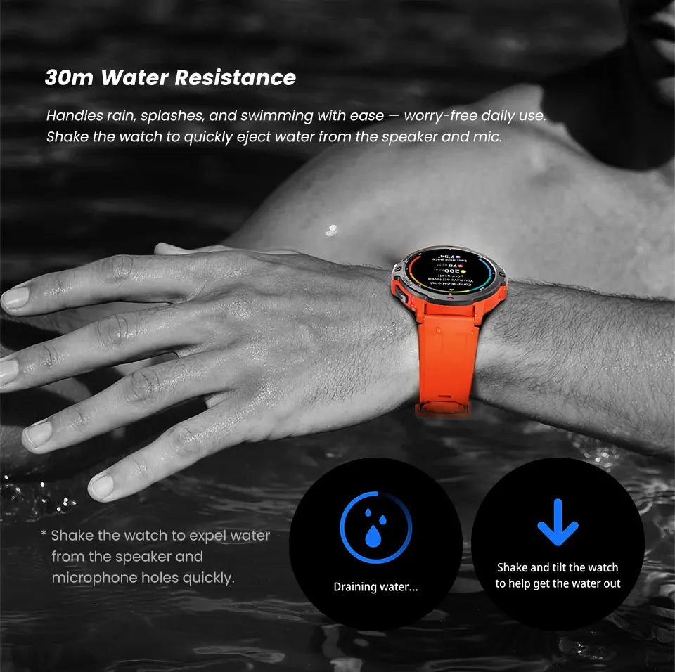 2025 NEW GPS Smart Watch 1.46'' AMOLED Display Built-in Compass Barometric Altimeter 5ATM 580mAh Battery Sports Smartwatch Men