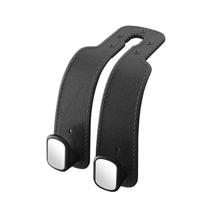 High Quality Car Headrest Hook Leather Hidden Back Hanger Storage Holder Quality  Large Load-Bearing Alloy Hook Hanger Universal