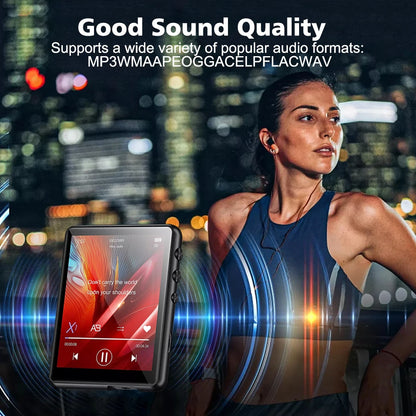 Bluetooth 5.4 HiFi MP3 Player 2.4-inch Touchscreen Walkman with Camera Can Take Pictures with Speaker/FM /Recorder/eBooks