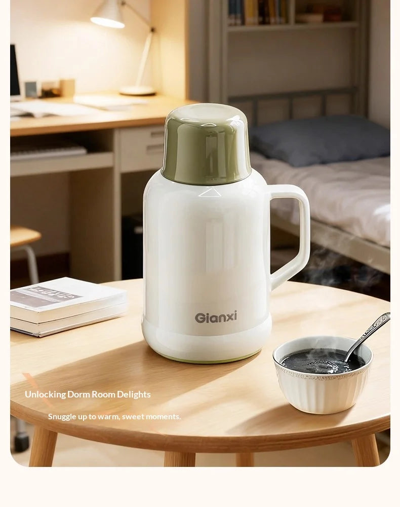 Gianxi Insulated Pot Stainless Steel Large Capacity Hot Water Bottle 2025 New Small Warm Pot Dormitory Student Warm Bottle