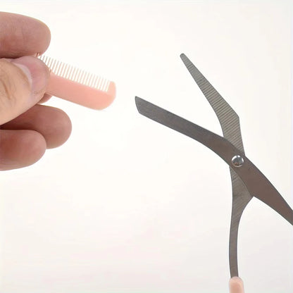 Eyebrow Trimmer Scissor Beauty Products for Women Eyebrow Scissors with Comb Stainless Steel Makeup Tools Beauty Scissors