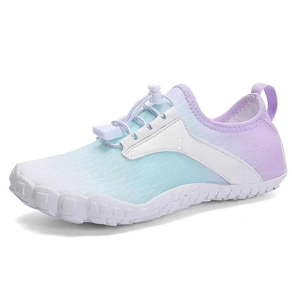 Women Men Water Shoes Upstream Wading Swimming Barefoot Five Fingers Aqua Shoes Beach Seaside Gym Fitness Unisex Sneakers New
