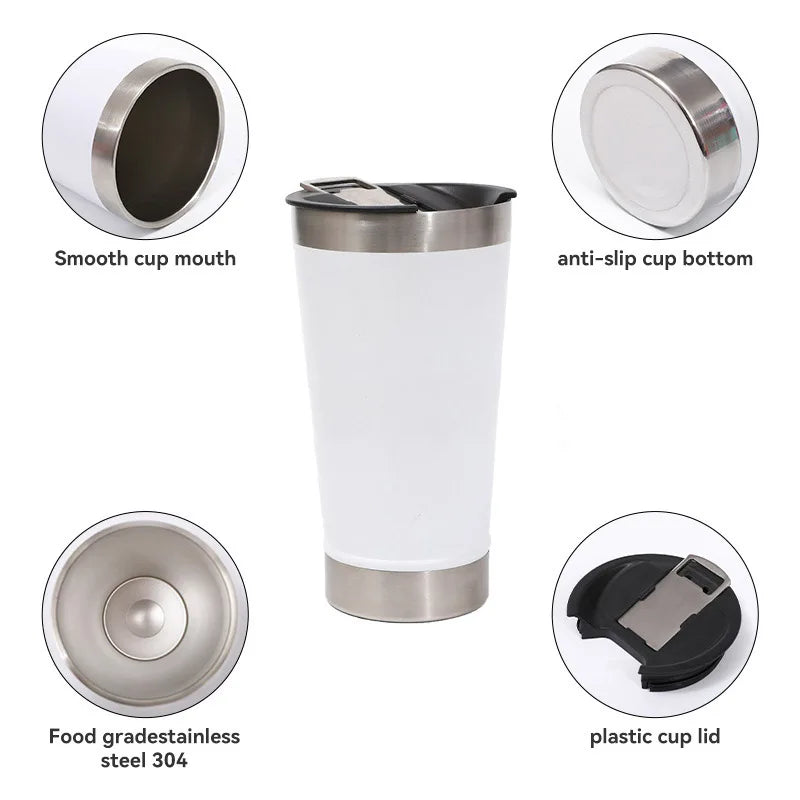 20oz Creative Stainless Steel Beer Cup with Bottle Opener Similar Tumbler Thermos water Bottle Opener mug thermal termos for tea