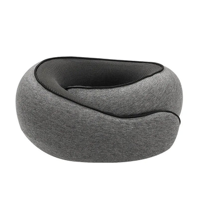 Portable Travel Neck Pillow Memory Foam U-shaped Pillow Snail Style 360 Degree Travel Neck Support Car,Office Sleep Pillow