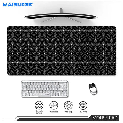 Line texture design Mouse Pad Large XXL Gaming carpet Rubber Lock keyboard Desk Mat Computer playmat Gamers work tablet office