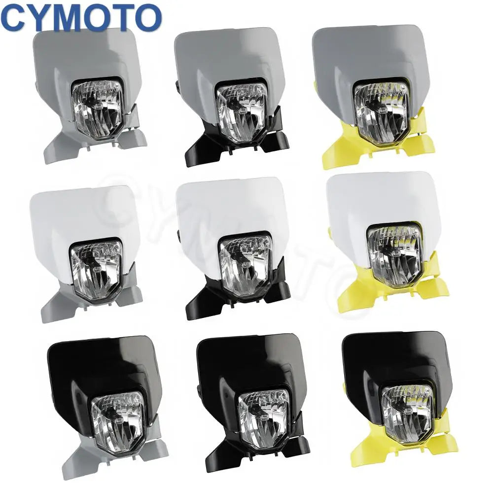 Motorcycle Headlight Assembly For Husqvarna TE 150 250 300 FE 250 350 450 501 2024 Head Lamp Cover Fairing Accessories