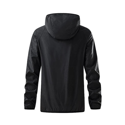 JNLN Men Women Hiking Jackets Waterproof Sun Protective Windbreaker Unisex Camping Climbing Outdoor Rain Coat Portable Clothes