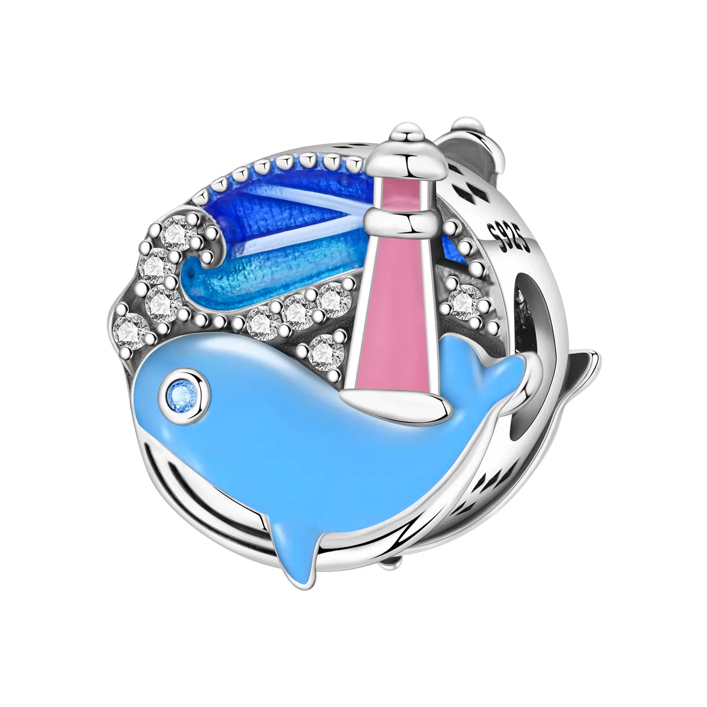 Leisurely 925 Sterling Silver Beach Trip Hawaiian Bikini Surf Coconut Tree Charm Fit DIY Bracelet Necklace Travel Souvenirs