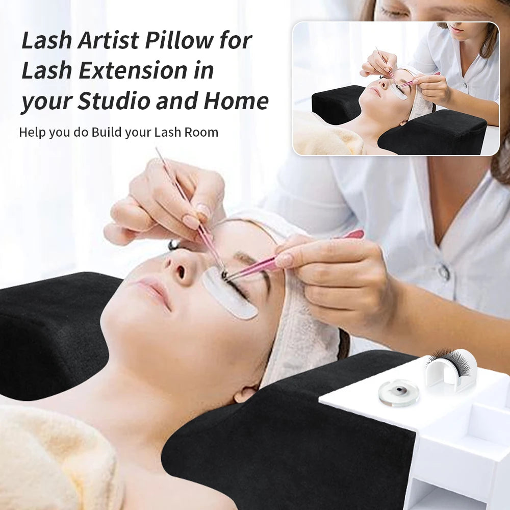 Eyelash Pillow Lash Lifting Extension Supplies Accessories Professional Soft Memory Foam Neck Support Eyelash Extensions Pillow