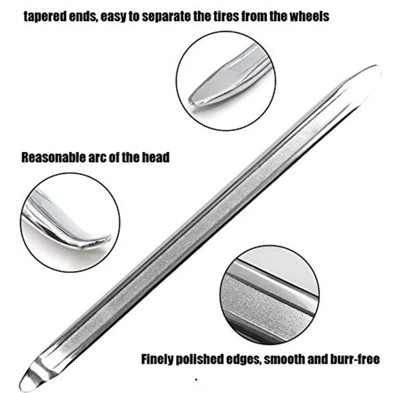 Auto Motorbike Tyre Spoon Car and Motorcycle Tire Lever Galvanized Tyre Spoon Repair Tool 10/12inches Motorcycle Parts