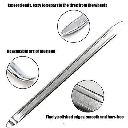 Auto Motorbike Tyre Spoon Car and Motorcycle Tire Lever Galvanized Tyre Spoon Repair Tool 10/12inches Motorcycle Parts