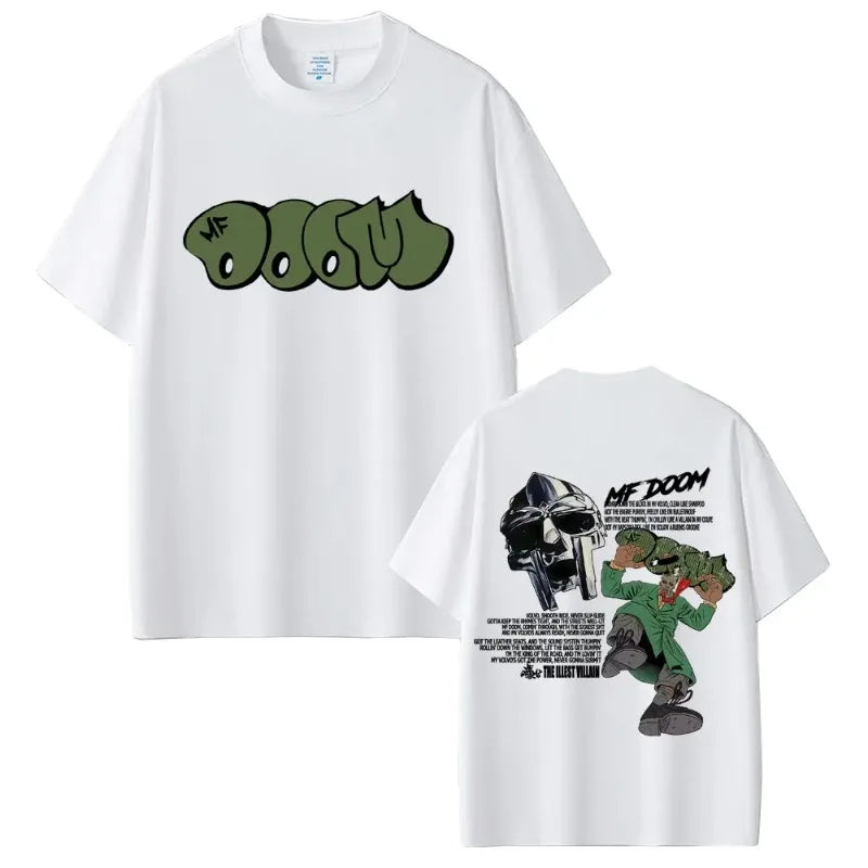 Rapper Album Graphic T-shirt Men Hip Hop Fashion Vintage Summer Male Casual Cotton Oversized Durable Stitching Loose Fit Casual