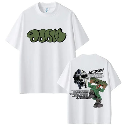 Rapper Album Graphic T-shirt Men Hip Hop Fashion Vintage Summer Male Casual Cotton Oversized Durable Stitching Loose Fit Casual