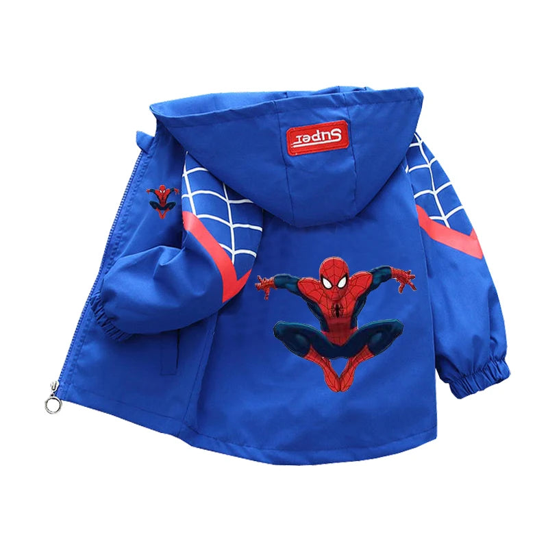 Sanrio kuromi Children Girls Hooded Jacket Coat 2026 Autumn Baby Boy Cartoon Cars Long Sleeve Casual Clothing Kids Outerwear