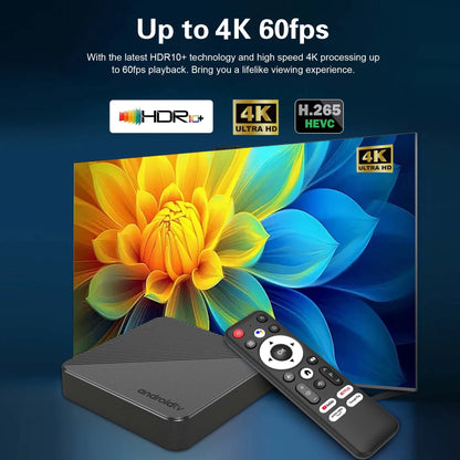 Android14 TV Box Smart Home theater T1S AllwinnerH313 Chip Quad core Wifi6 1000M Lan Bluetooth Chromecast Streaming Media Player